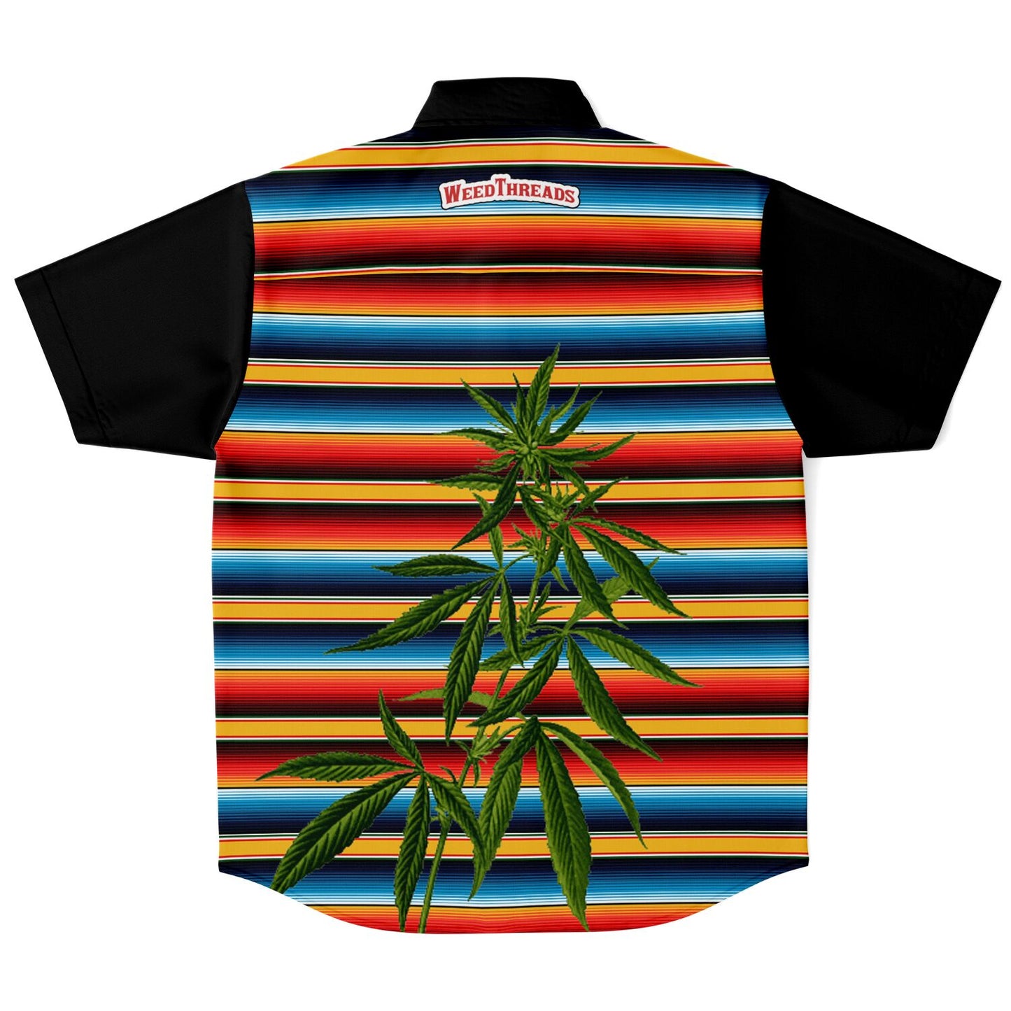 Serape Short Sleeve Button Down Shirt
