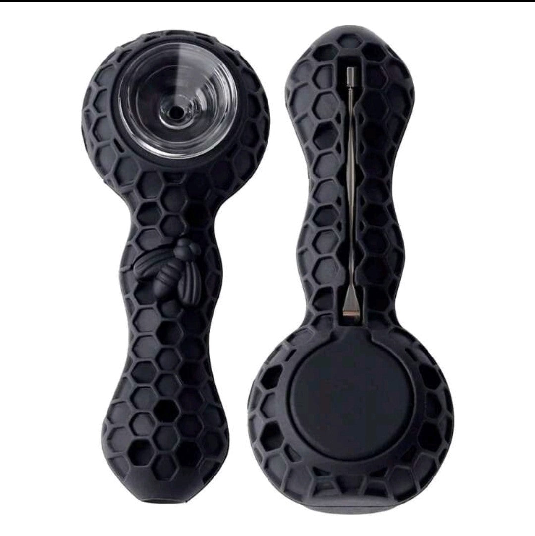 Black Honey Comb Pipe