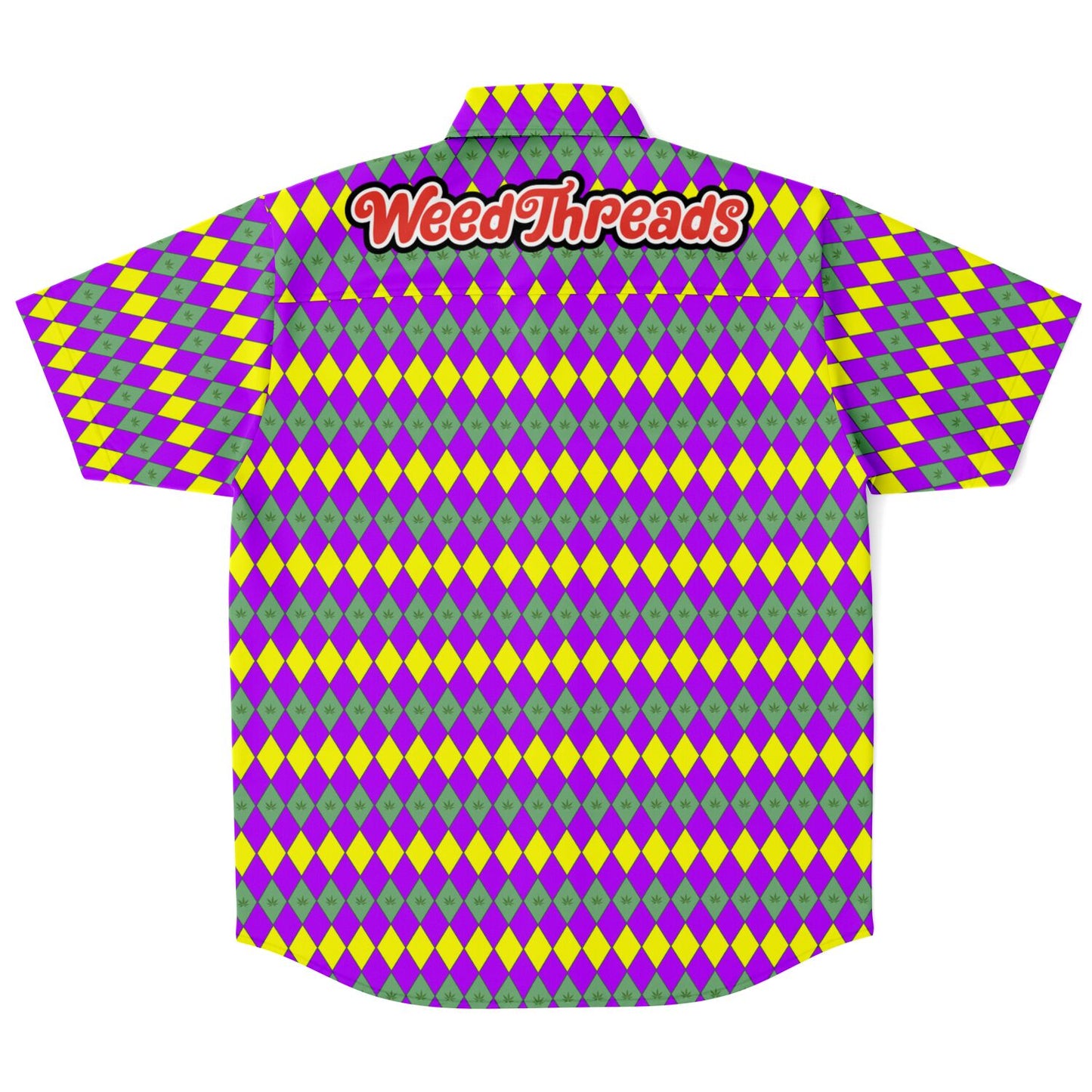 Mardi Gras Button Up