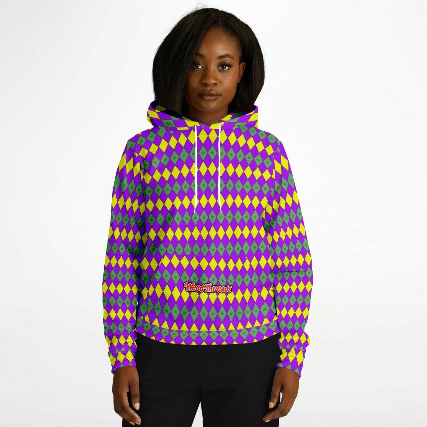 Mardi Gras Athletic Hoodie