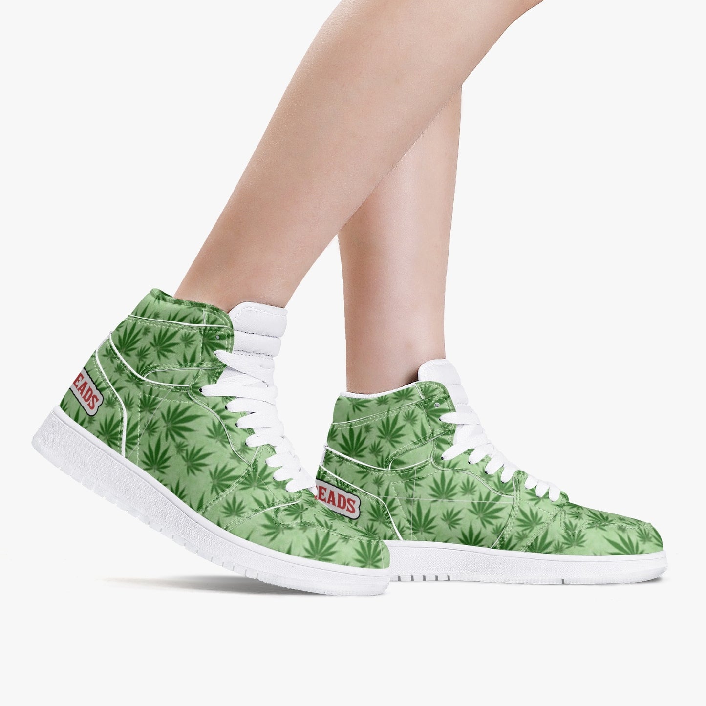 Air Fourdan High-Top Leather Sneakers