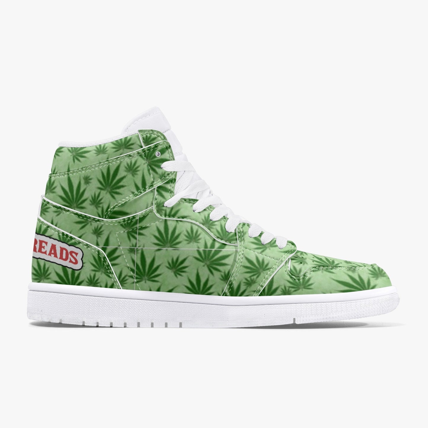 Air Fourdan High-Top Leather Sneakers