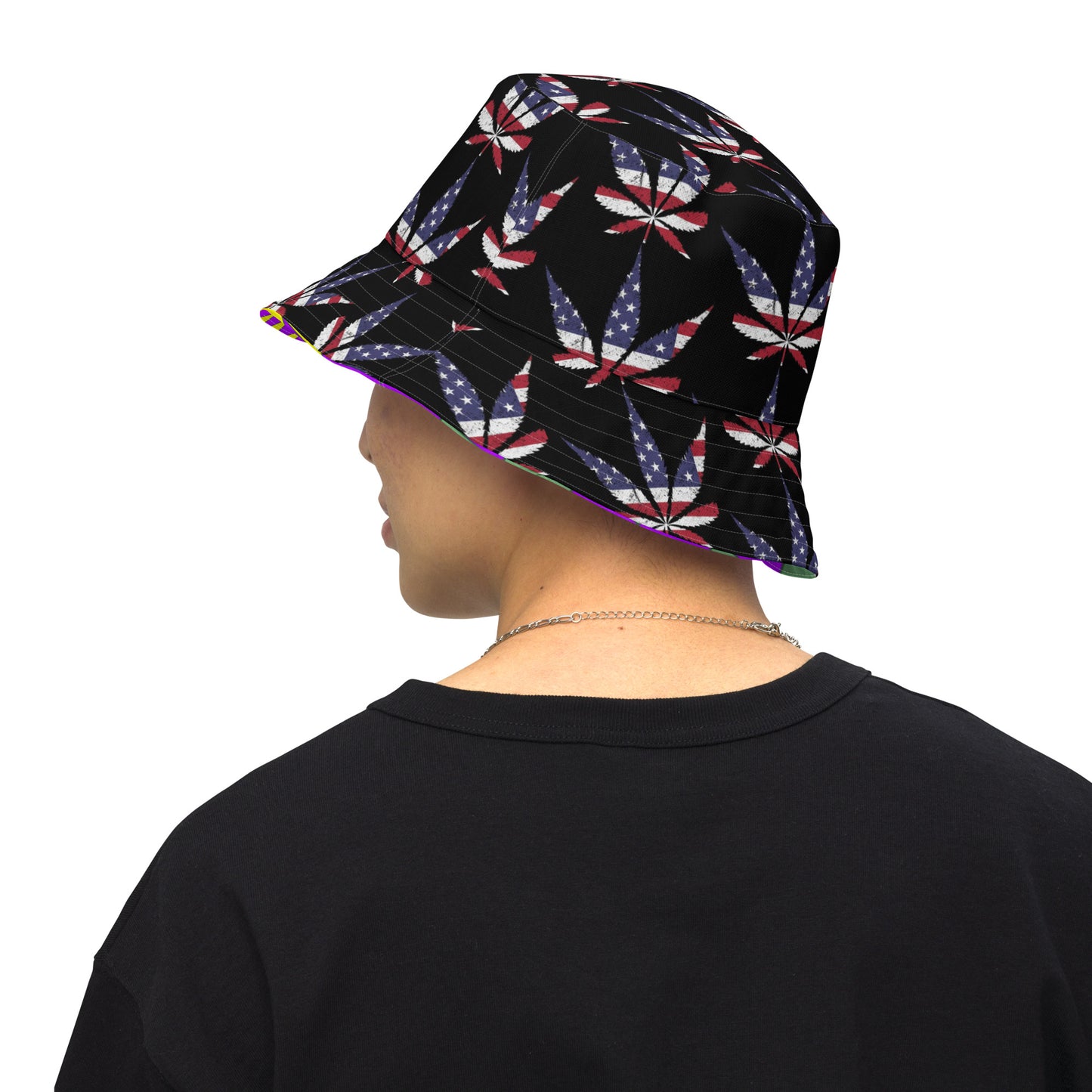 Mardi Gras bucket hat