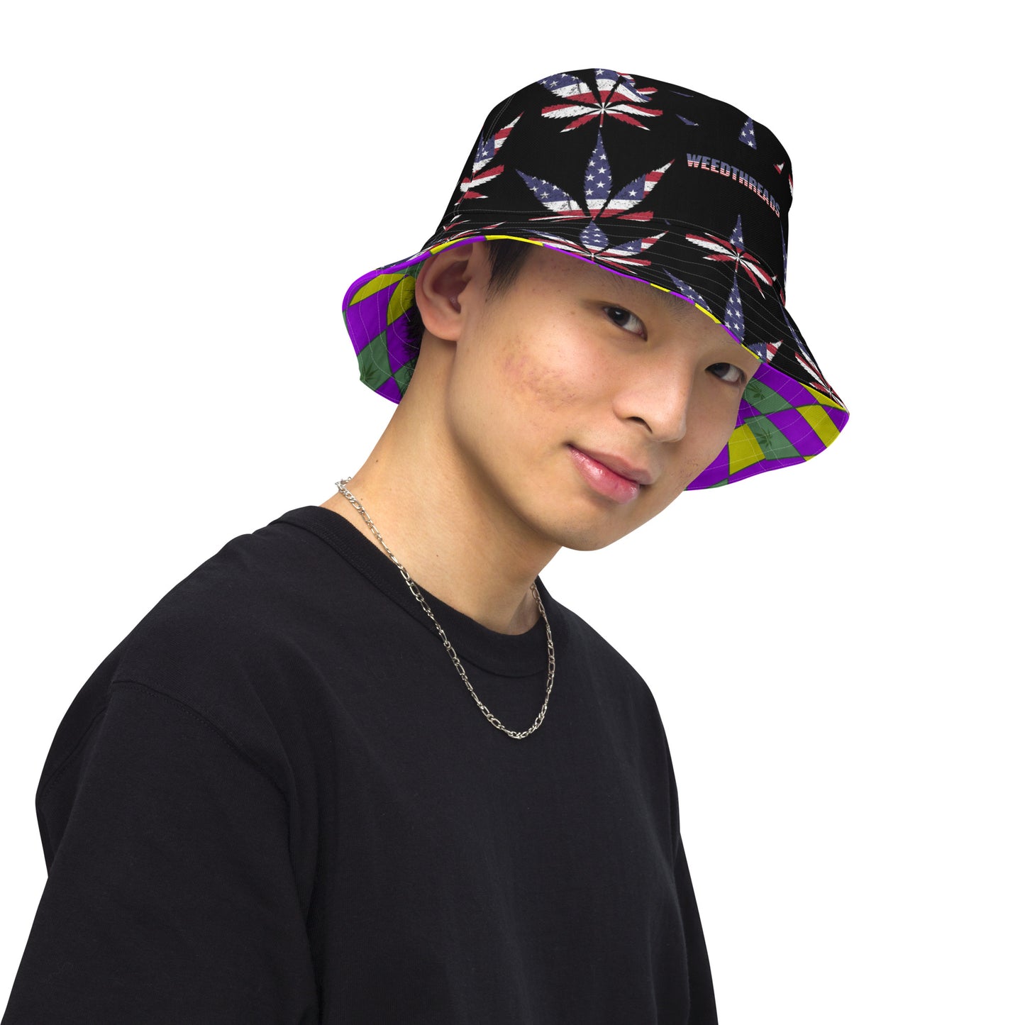 Mardi Gras bucket hat