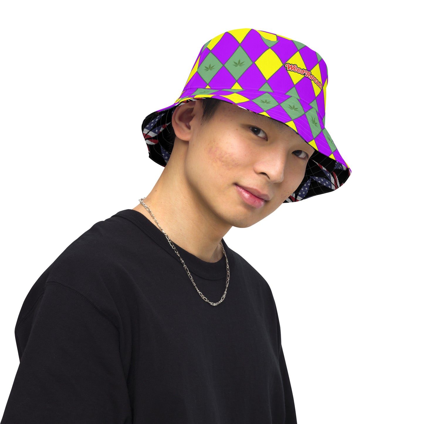 Mardi Gras bucket hat