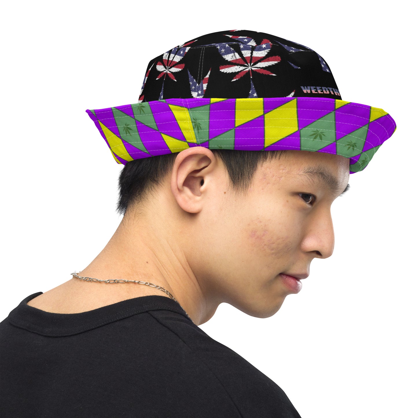 Mardi Gras bucket hat