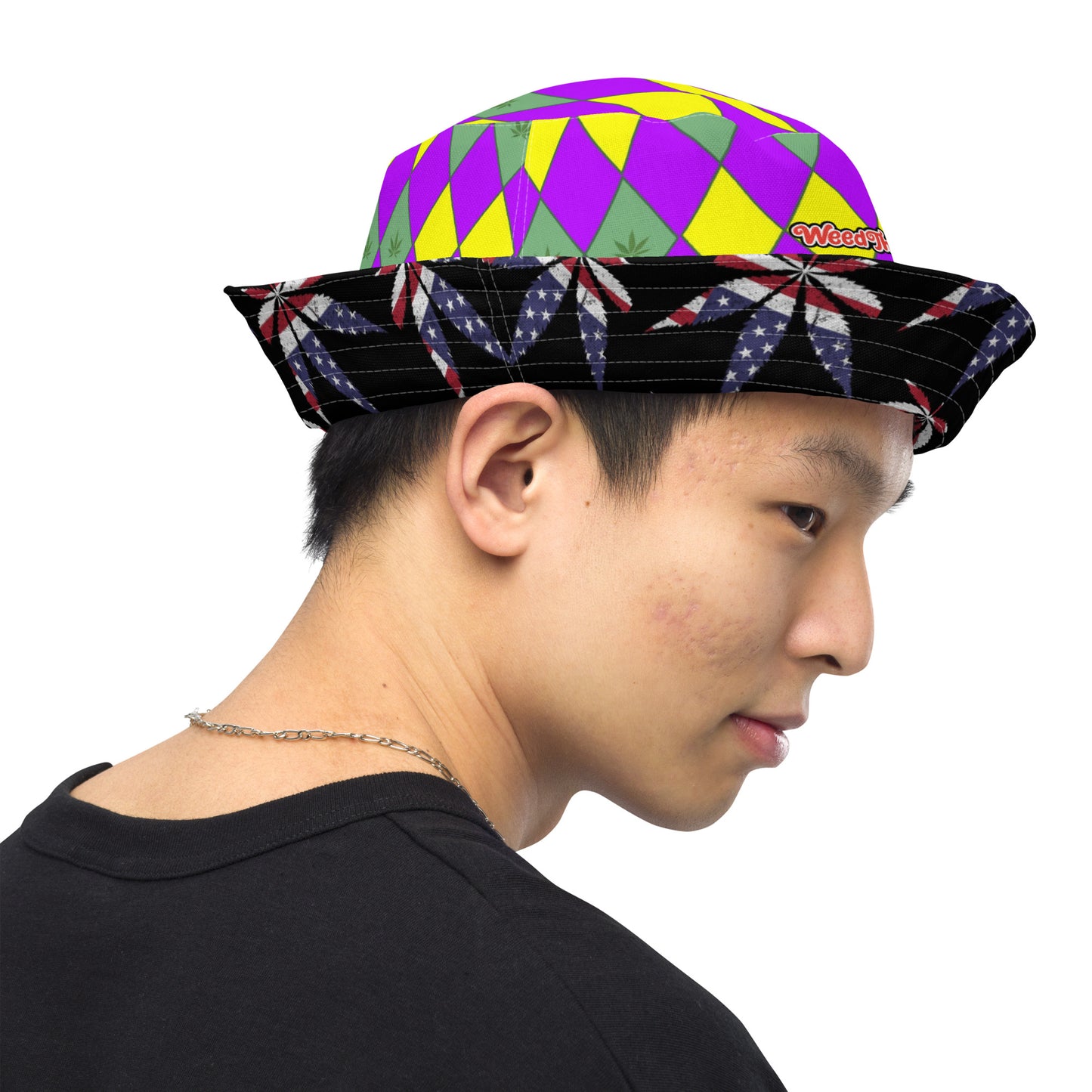 Mardi Gras bucket hat