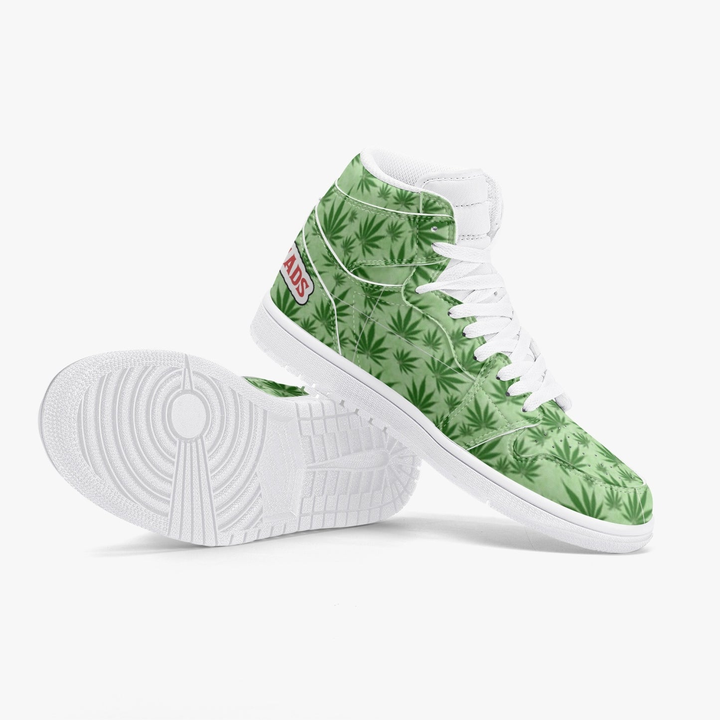 Air Fourdan High-Top Leather Sneakers