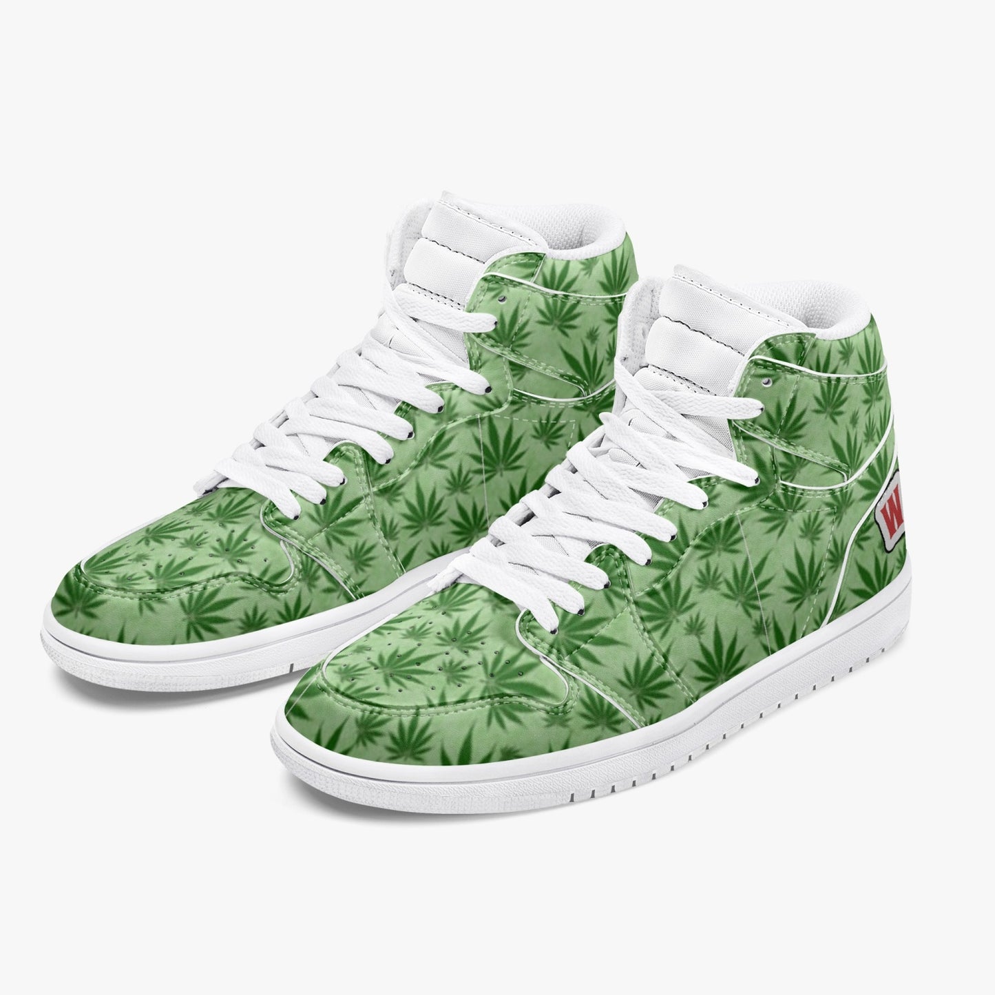Air Fourdan High-Top Leather Sneakers