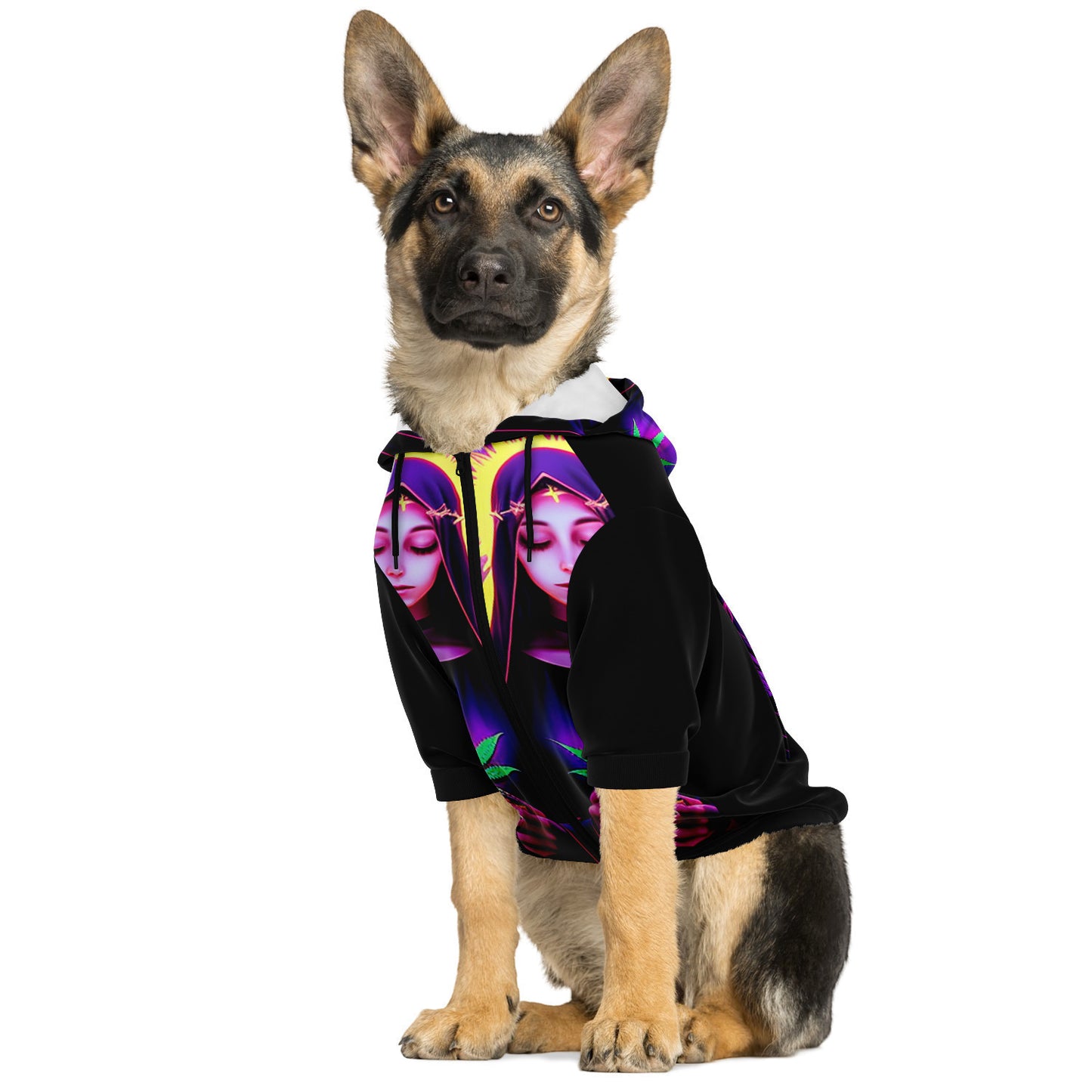 MARYjuana Dog Zip-Up Hoodie