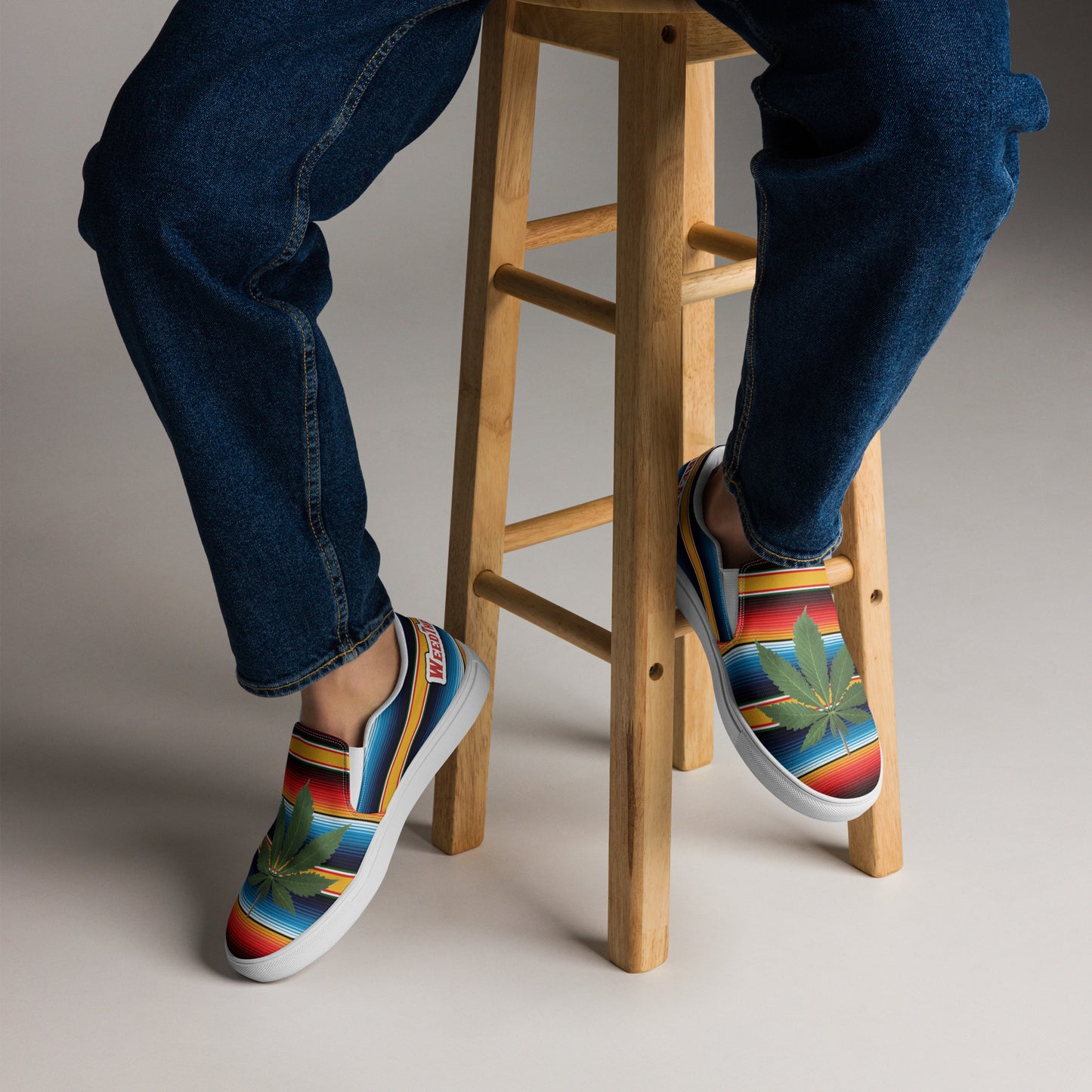 Men’s Serape slip-on canvas shoes
