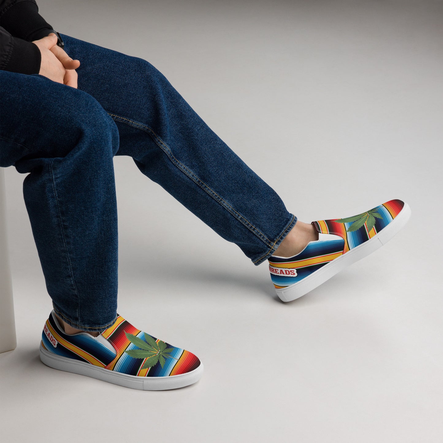 Men’s Serape slip-on canvas shoes
