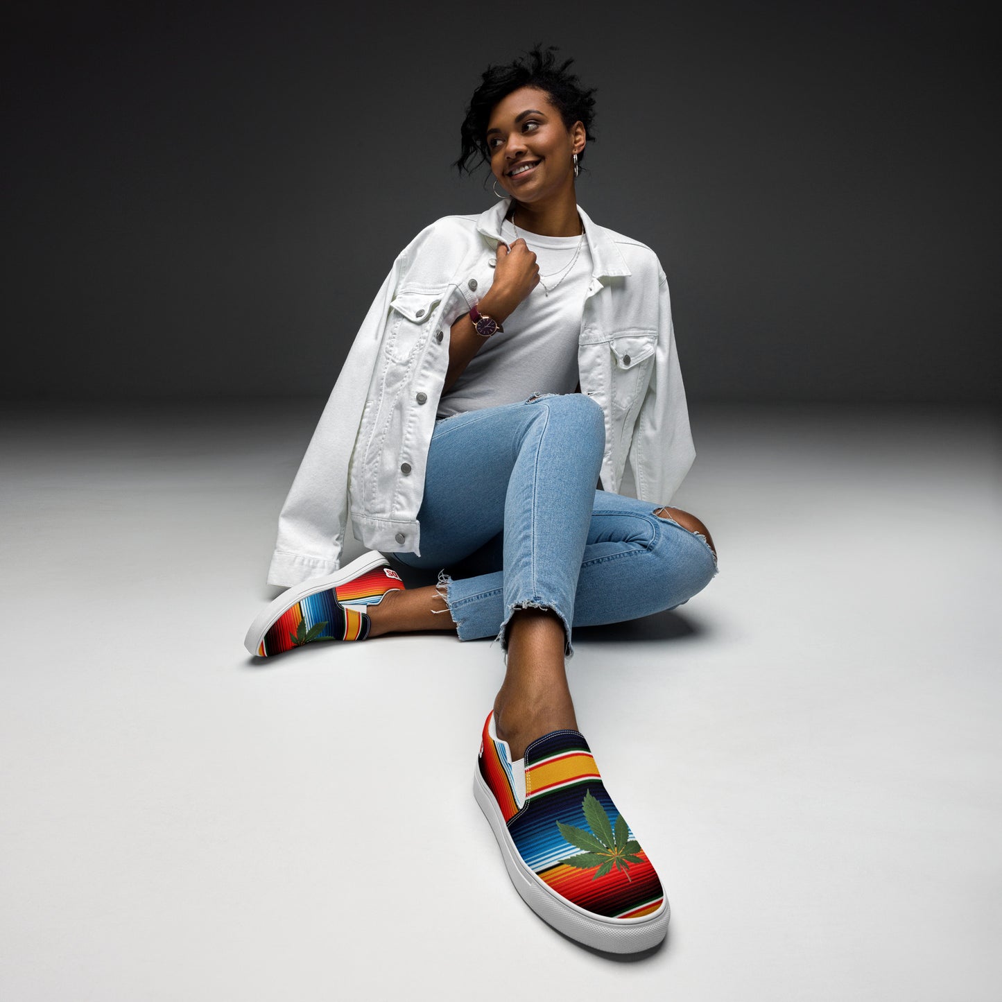 Women’s Serape slip-on canvas shoes