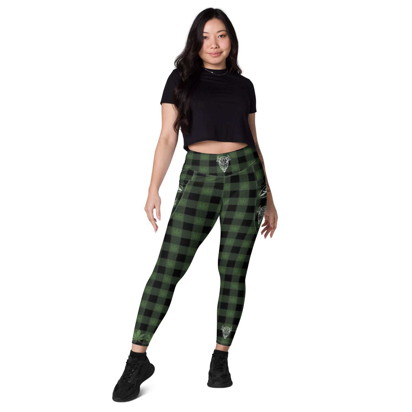 Tatanka Plaid Leggings with pockets