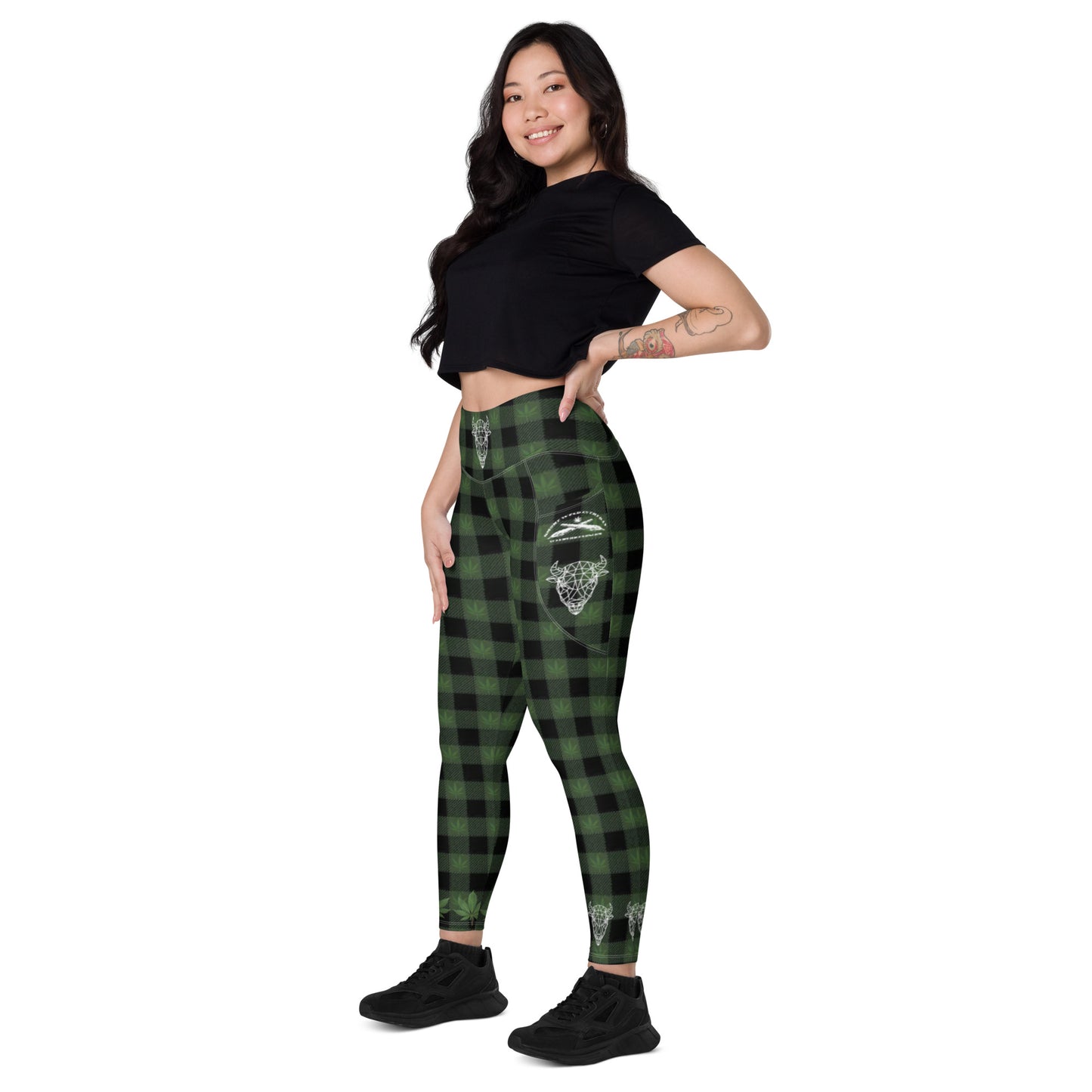 Tatanka Plaid Leggings with pockets