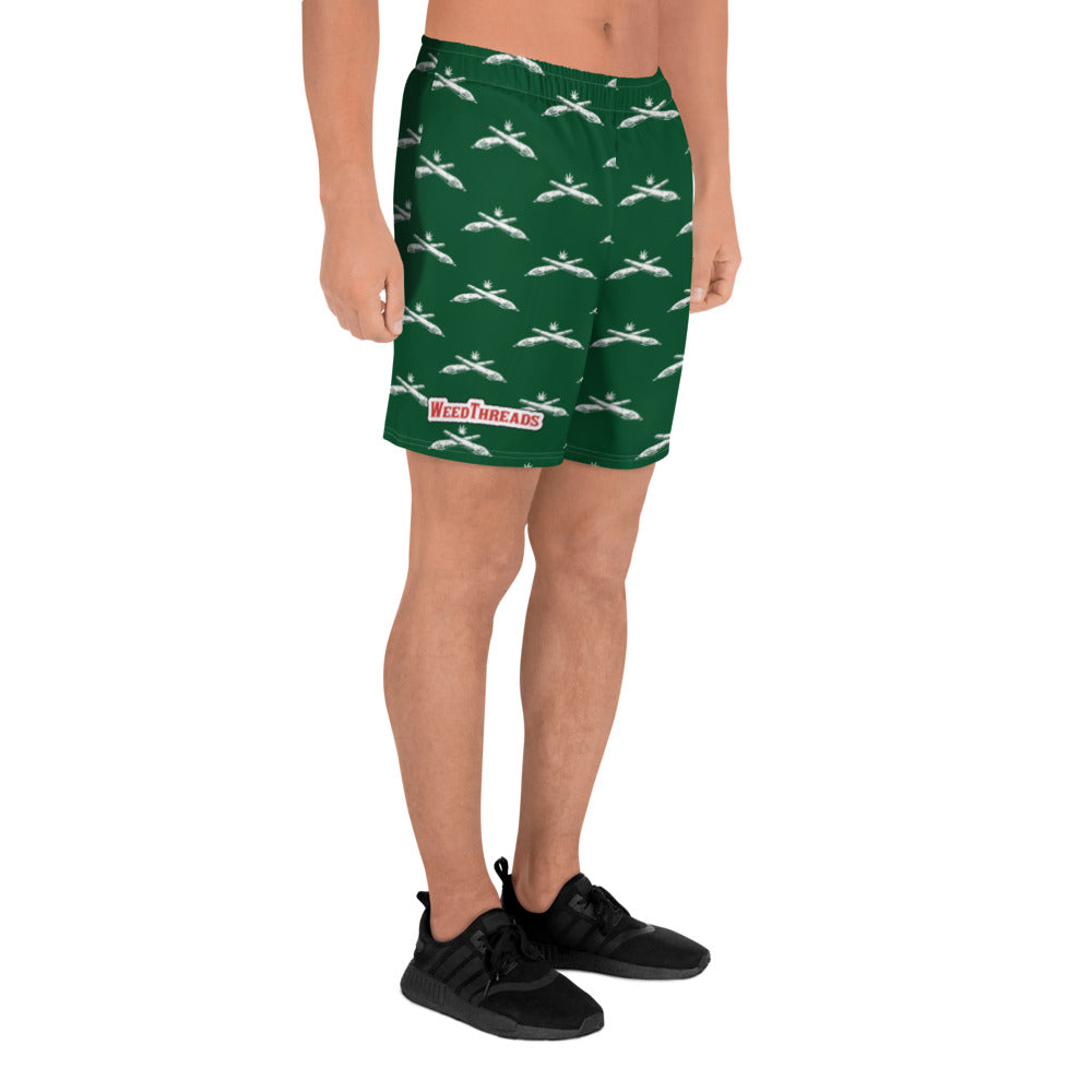 Crossed Joints Men's Athletic Shorts