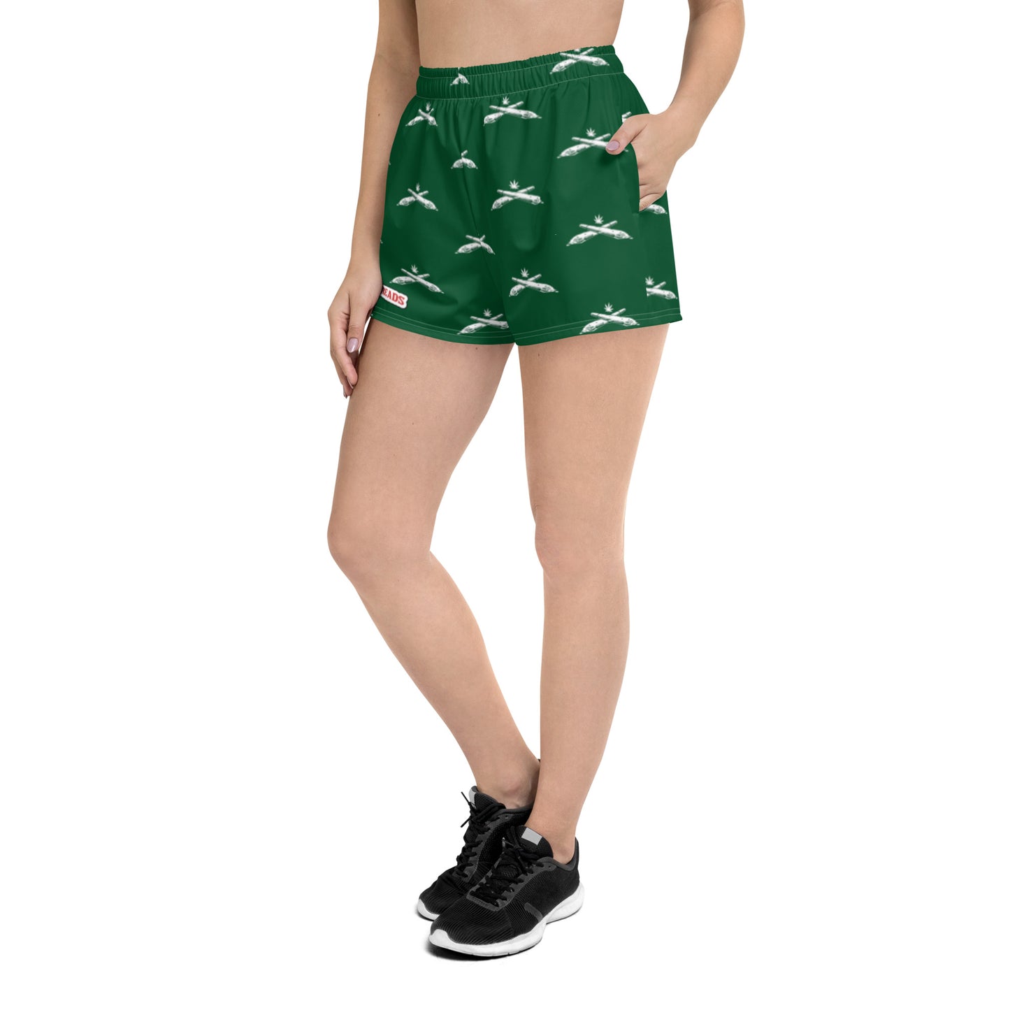 Crossed Joints Women’s Athletic Shorts