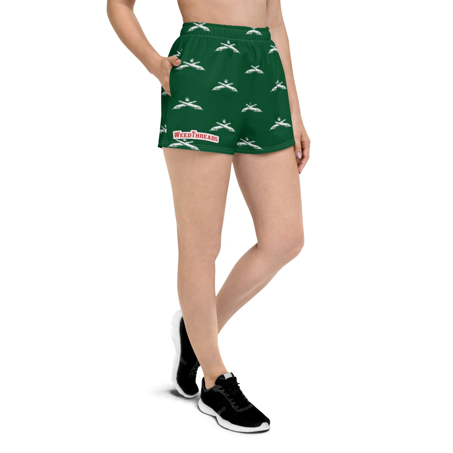 Crossed Joints Women’s Athletic Shorts