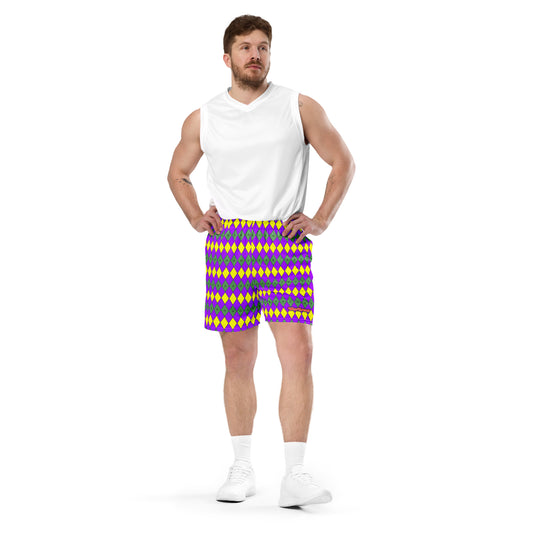 Mardi Gras Unisex mesh shorts