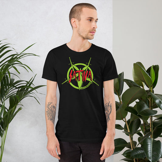 Sativa Metal Band Logo Tshirt